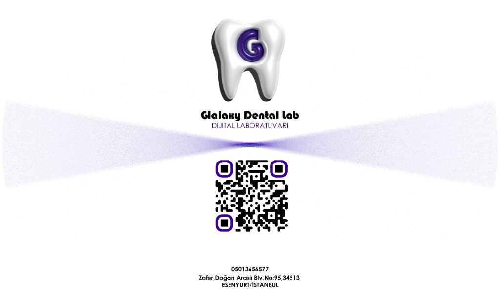 Galaxy Dental Lab business card front